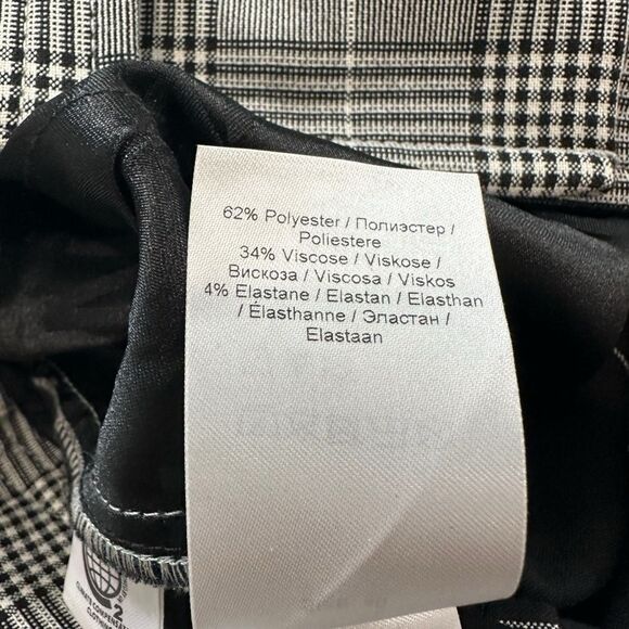 Ganni Check Plaid Phantom Suiting Pleated Window Pane Academia Trouser Pant 8/10 - Picture 11 of 14